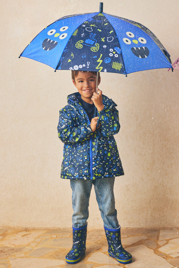 PREVENTA Paraguas niño estampado monstruos