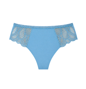 Conjunto con relleno de encaje azul @maddalena.sarti