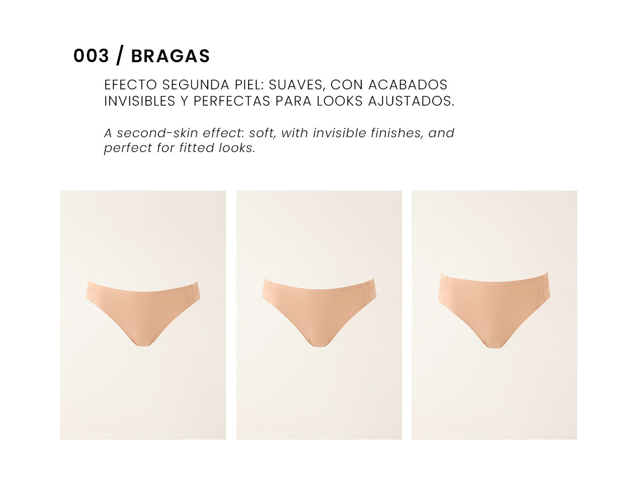 Bragas nomarks Paula Echevarría x Ysabel Mora