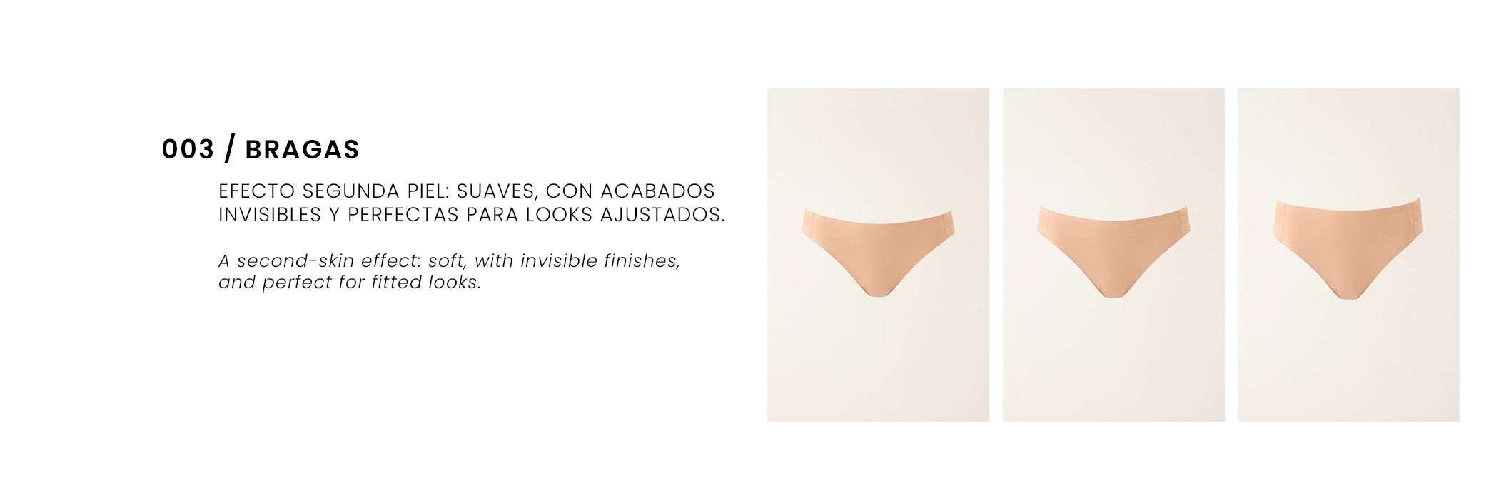 Bragas nomarks Paula Echevarría x Ysabel Mora