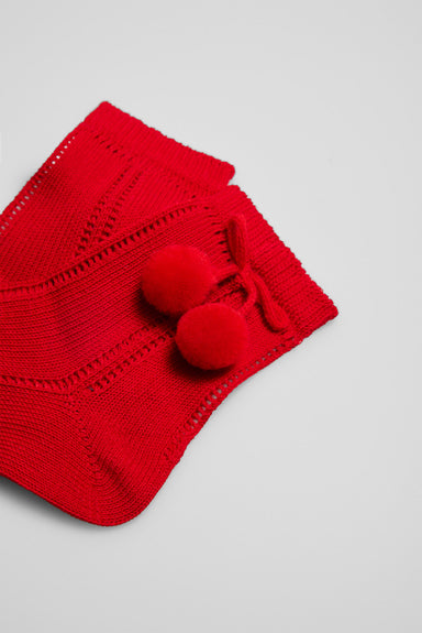 02851-10-calcetines-infantiles-calados-ysabel-mora - Rojo