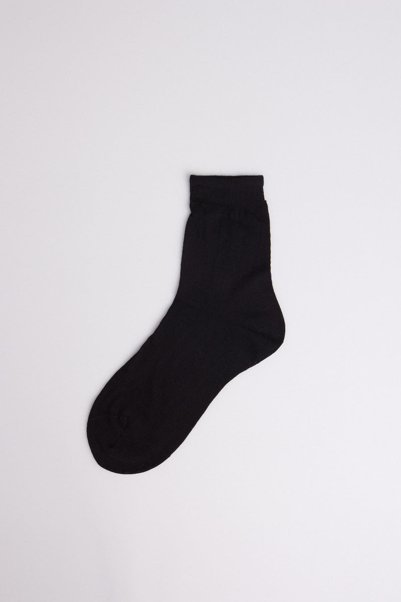 Calcetines lisos para hombre 100% algodón (paquete de 6) (zapato de EE. UU.  6.5 - 11.5) (negro), Negro 