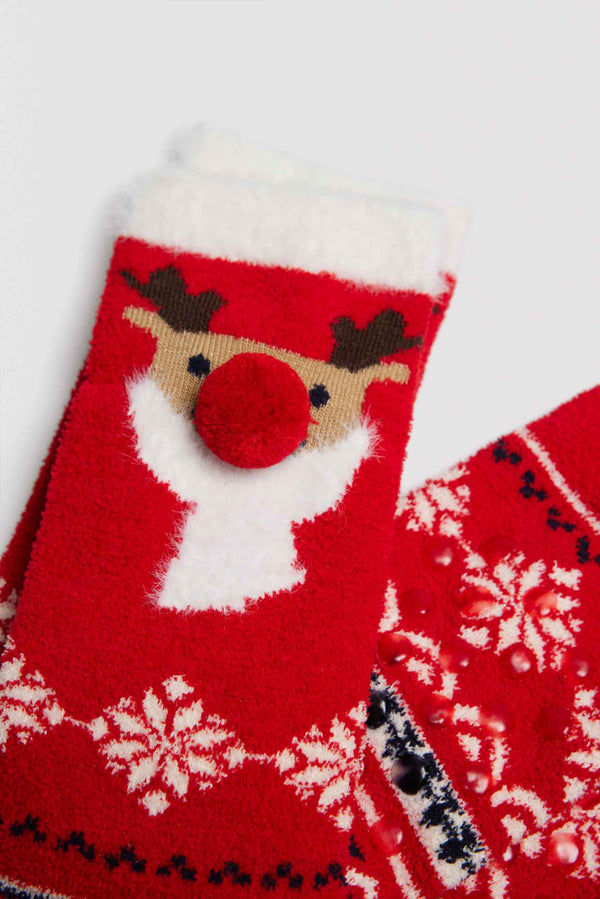 Women's non-slip Christmas socks