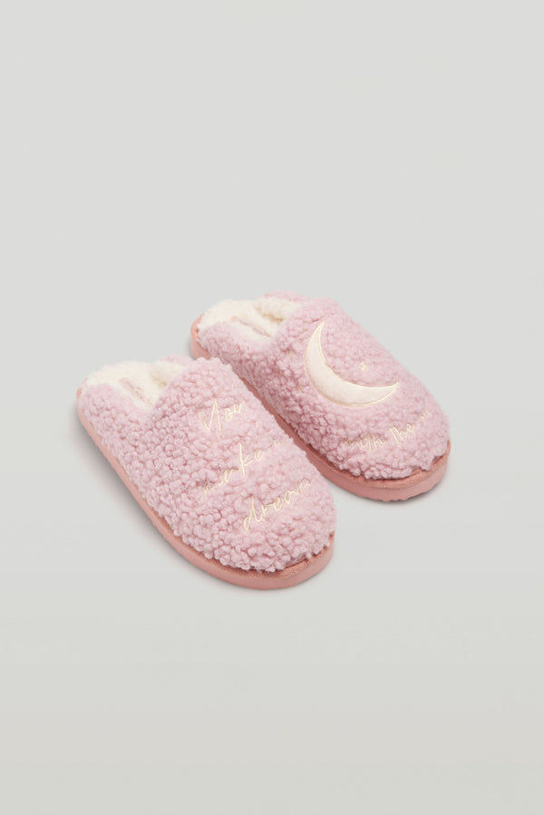 Curly hair house slippers