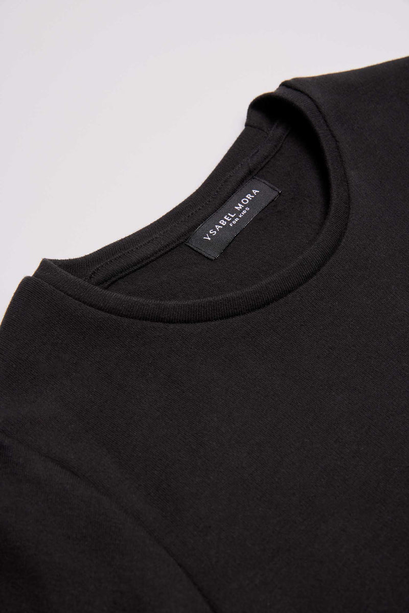 18301 1 camiseta interior manga larga - Negro
