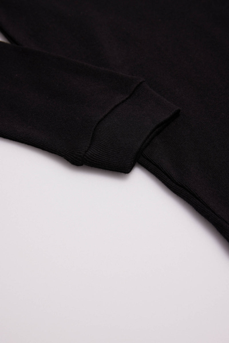 18308 1 camiseta interior manga larga niño - Negro