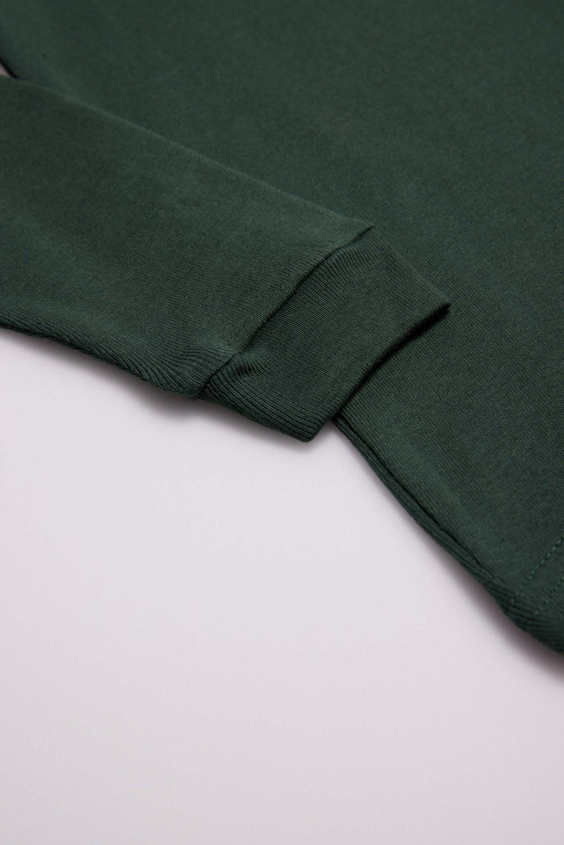 18308 1 camiseta interior manga larga niño - Verde botella