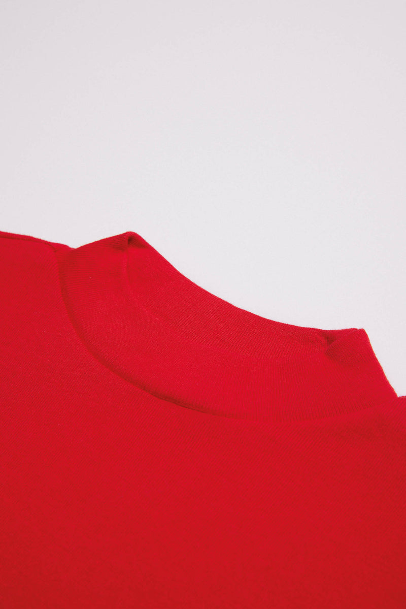 18308 2 camiseta interior manga larga niño - Rojo