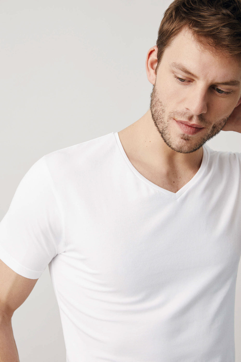 Camisetas Interiores Manga Corta Hombre