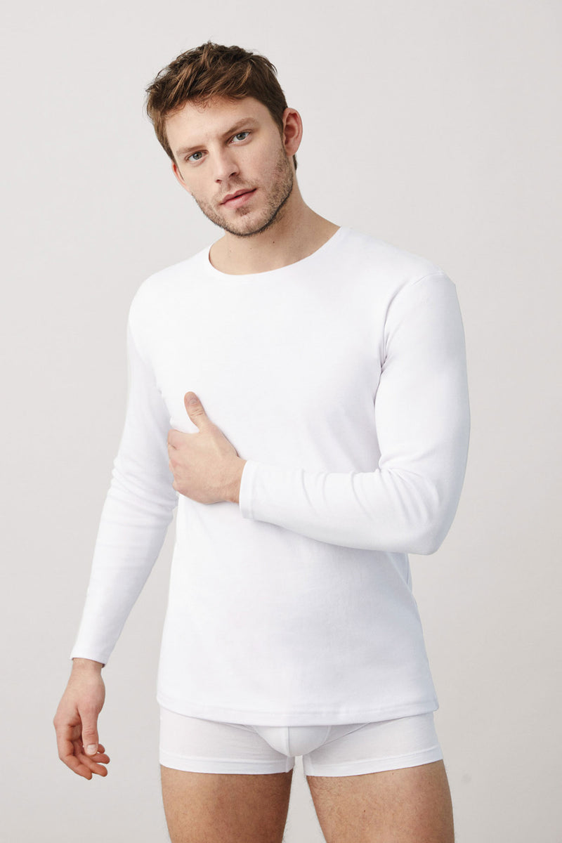 Ysabel Mora Camiseta Térmica Hombre Cuello Redondo Modelo 70103 Talla XL  Negro - Mercería Noiva