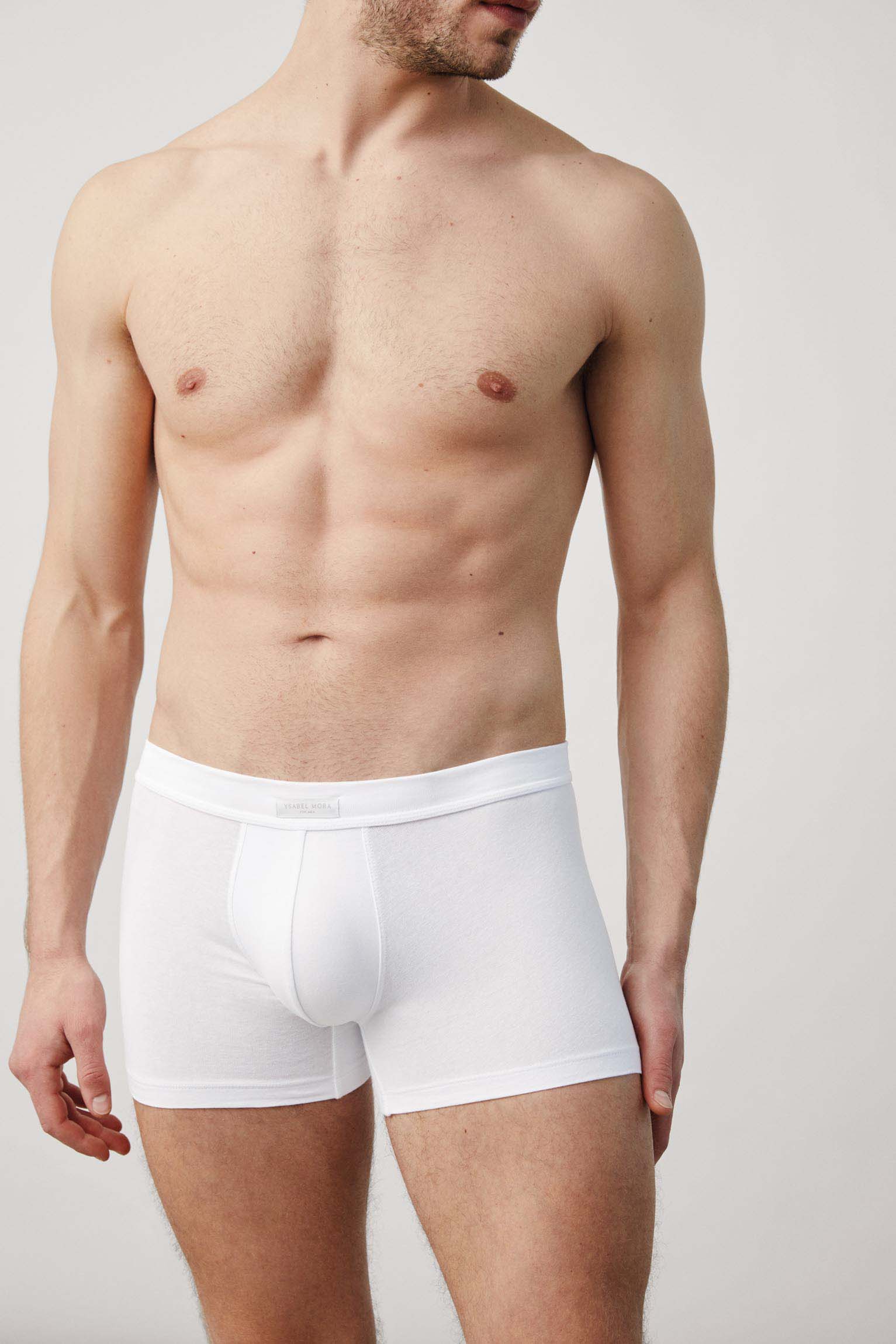 20151 2 calzoncillos boxer basicos hombre - Blanco