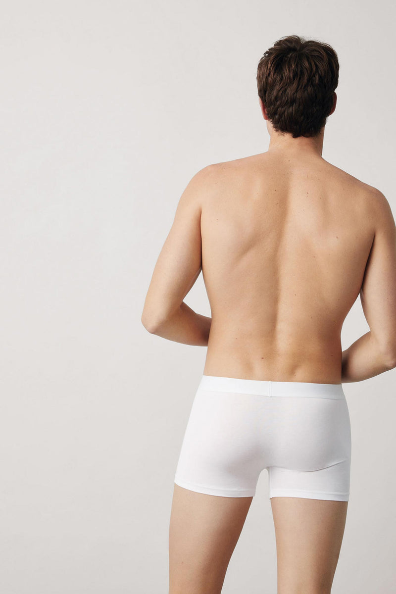 YSABEL MORA Boxer Basic Uomo In Cotone - Bianco, Taglia XXL