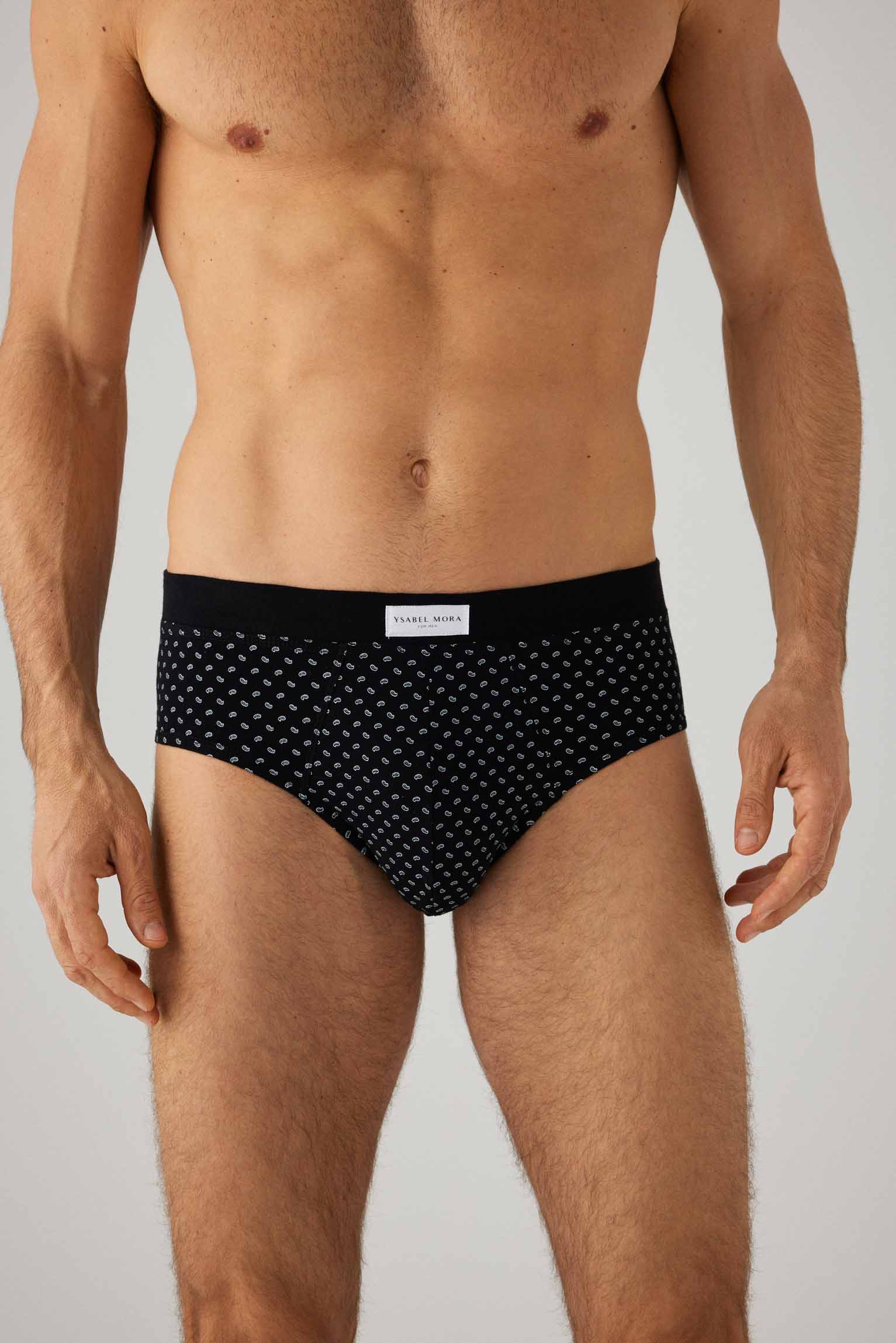 Calzoncillos slip de algodon natural pack de 2