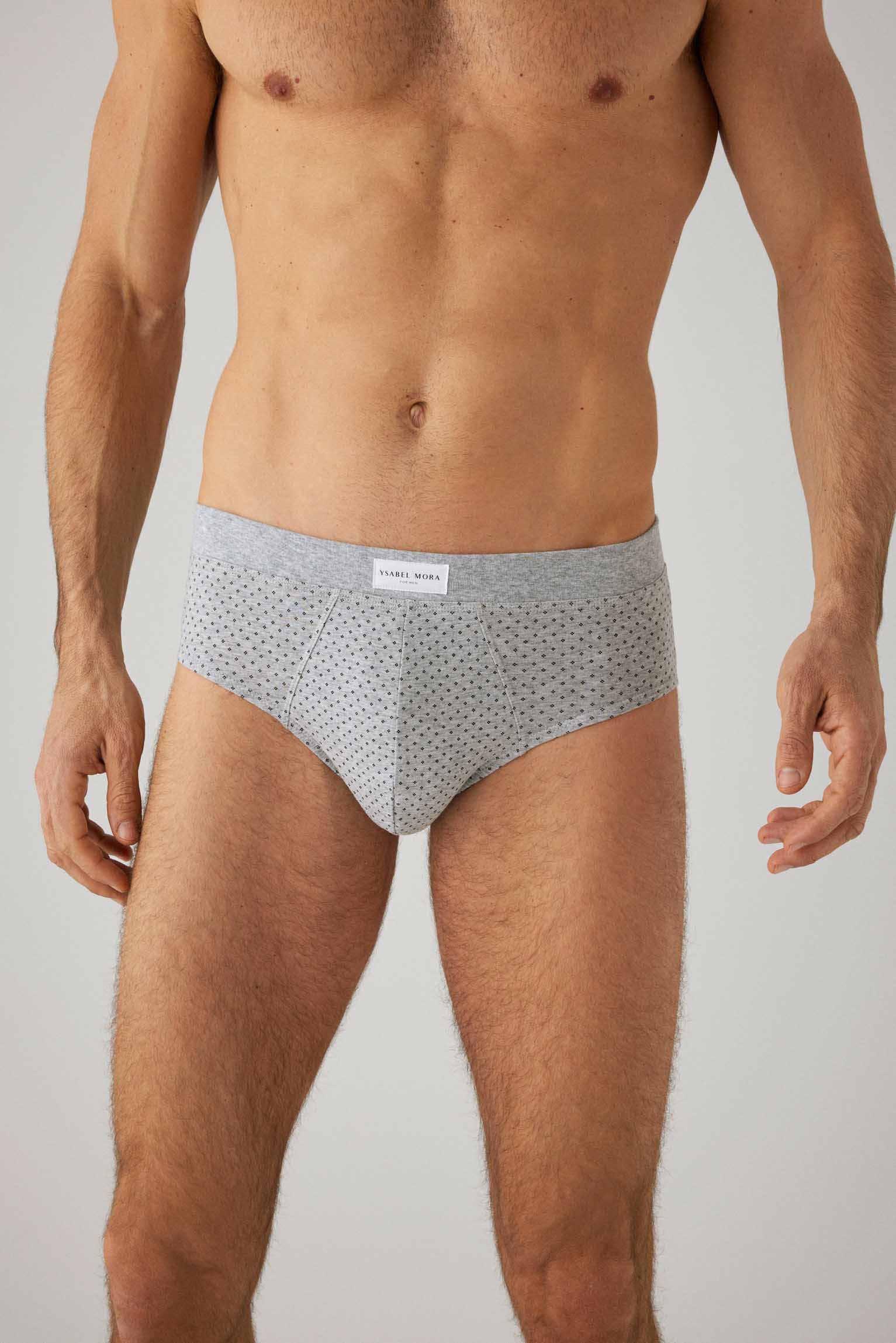 Calzoncillos slip de algodon natural pack de 2
