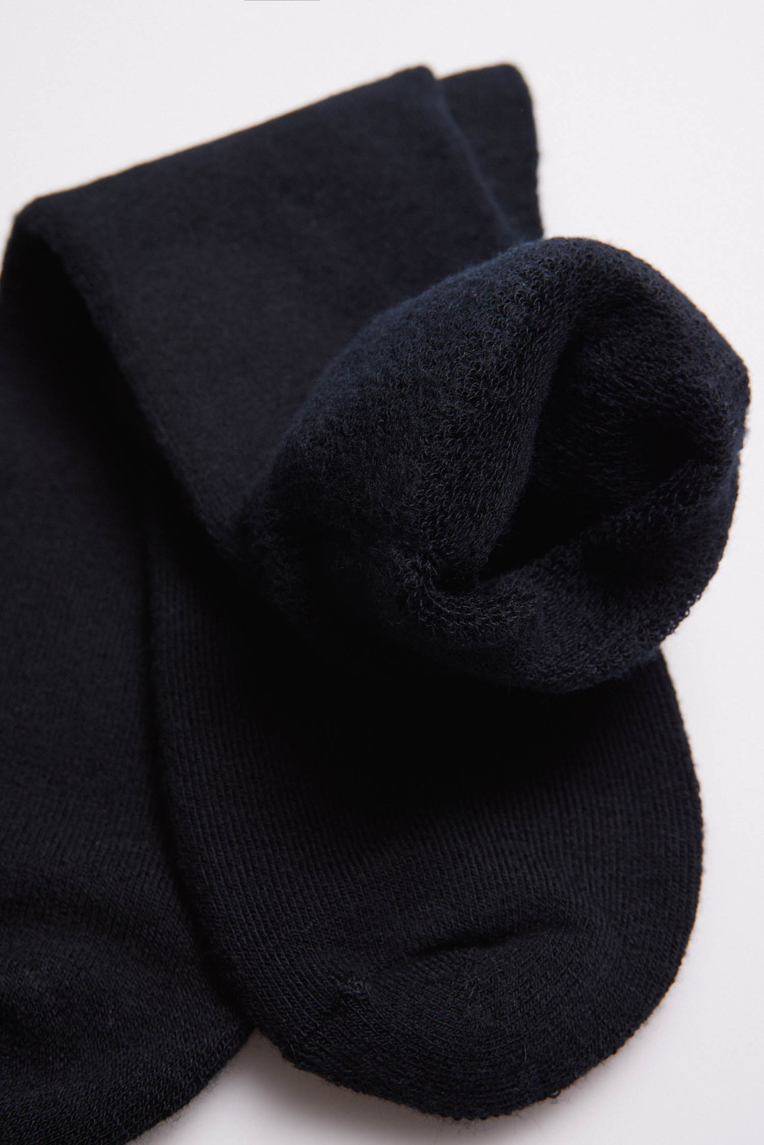 22732 3 calcetin hombre termico sin puño - Negro