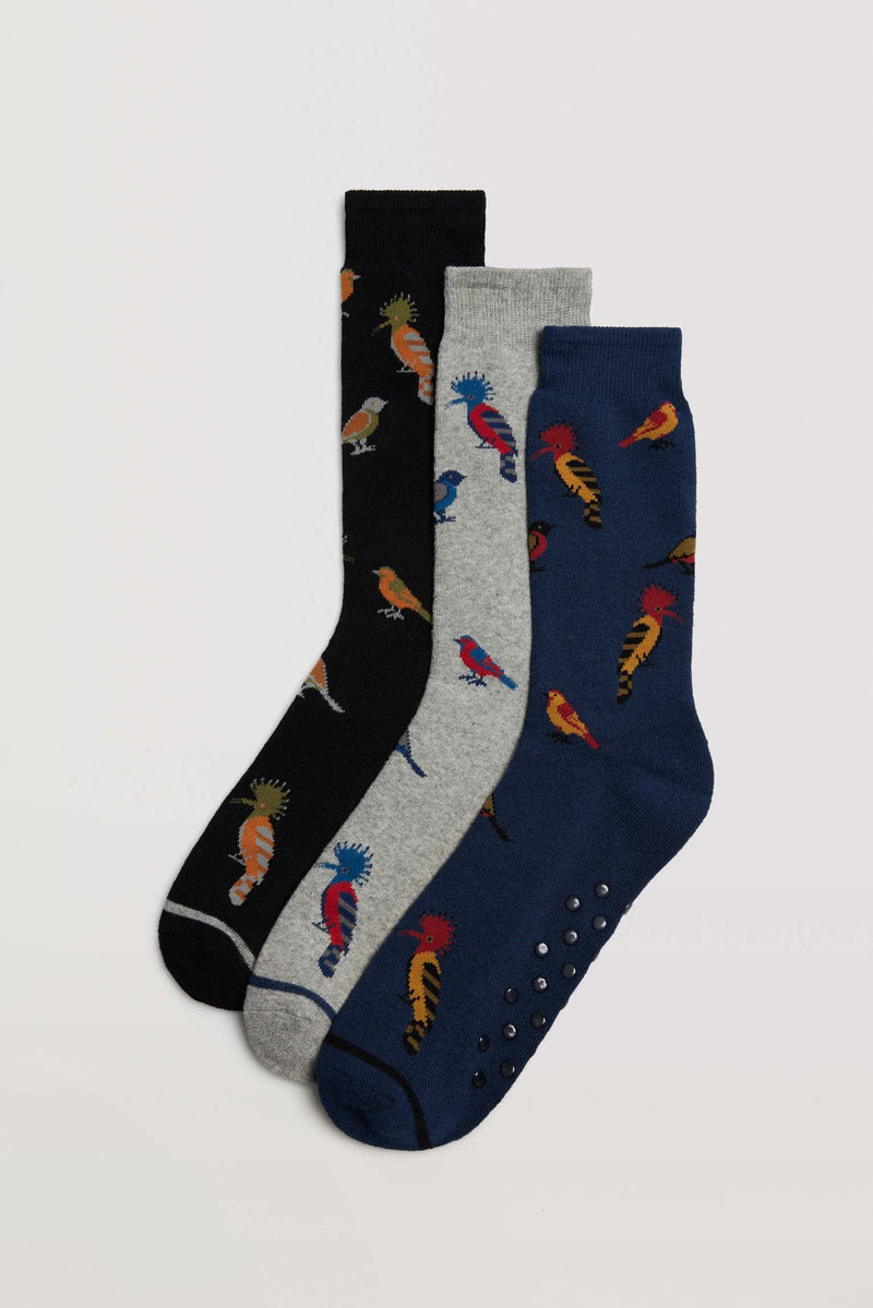 Thermal non-slip socks 3 pack