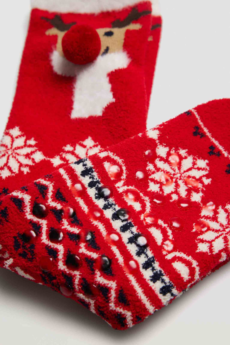I Morbidosi Calcetines antideslizantes navideños para hombre: a la