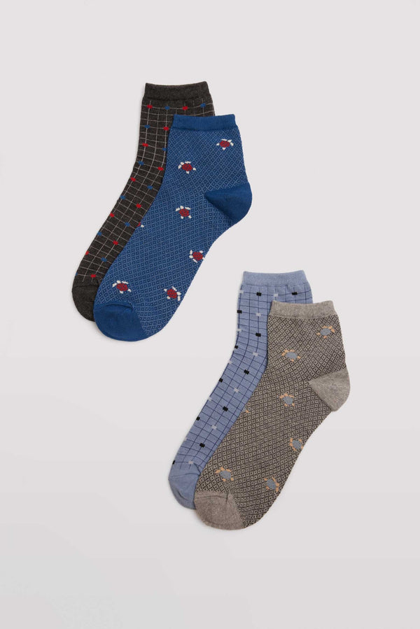 Patterned socks 4 pack