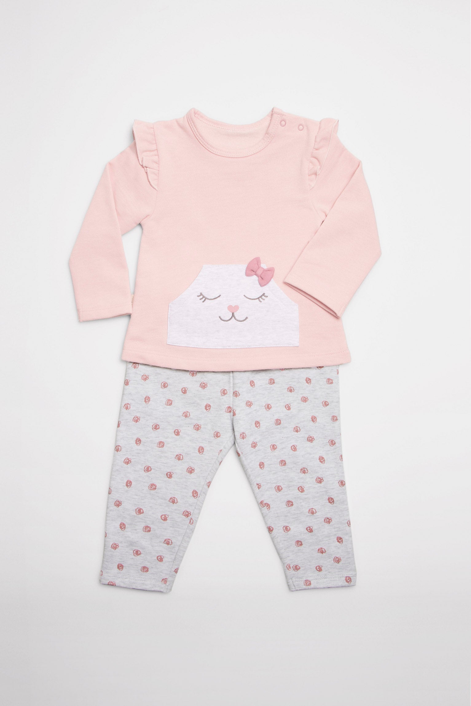 25338-1-conjunto-baby-girl-manga-larga-ysabel-mora - Multicolor