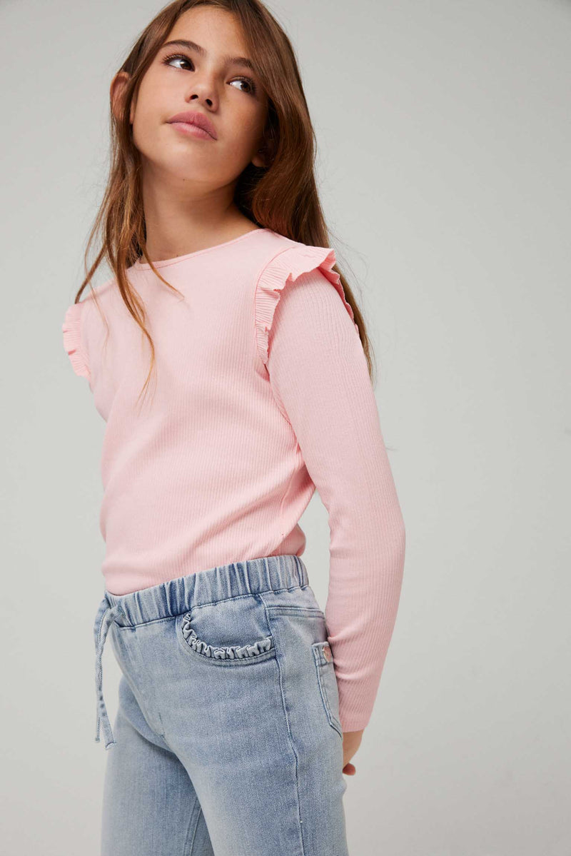  Brix Camisas térmicas de manga larga para niñas, 3 unidades,  camisetas modernas para niñas., Blanquecino, Rosa, Negro : Ropa, Zapatos y  Joyería
