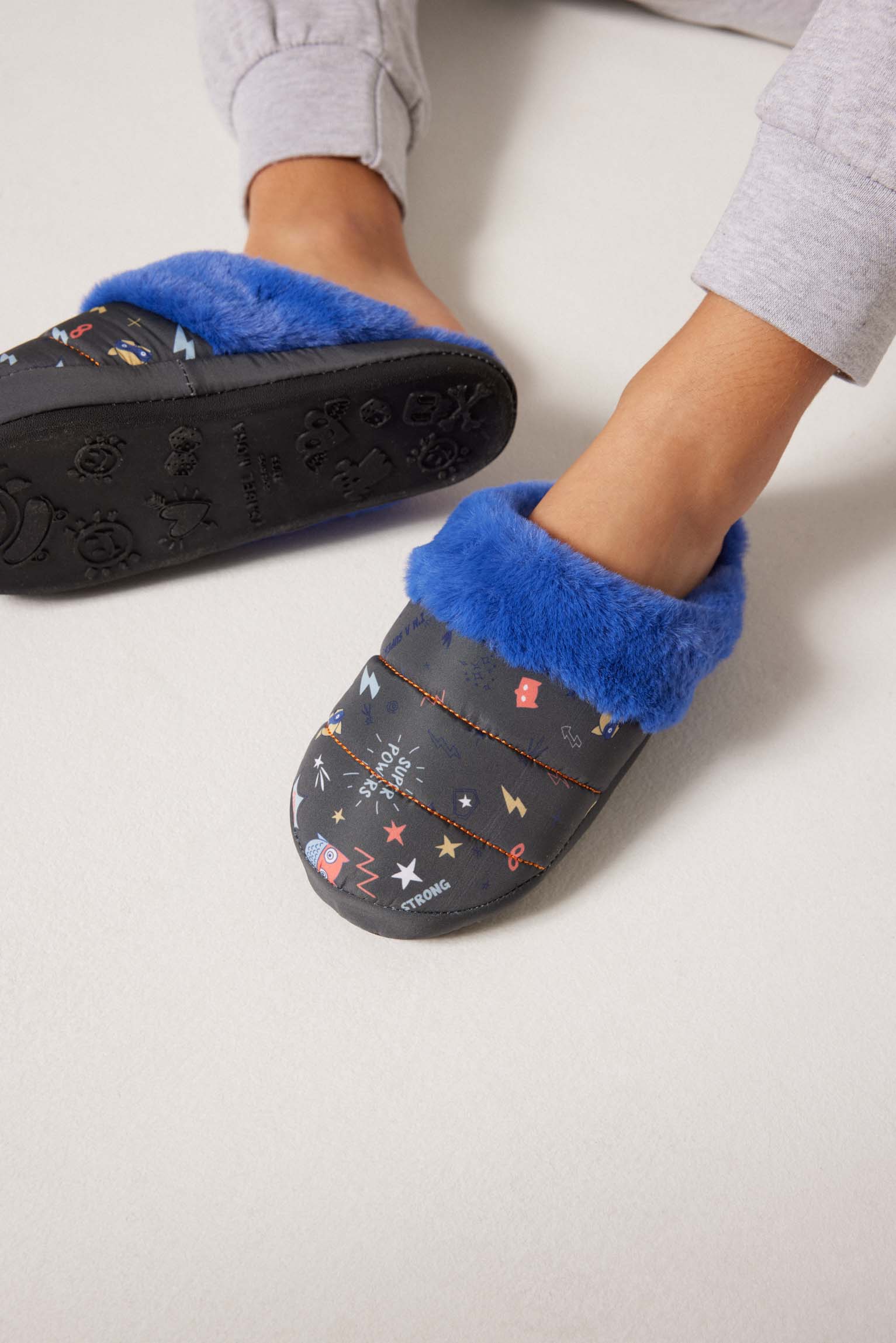 Super powers house slippers