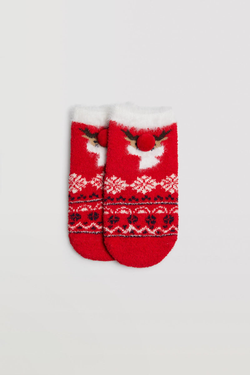 Calcetines bebé antideslizantes Navidad – Ysabel Mora