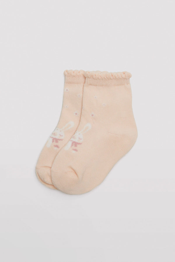 52833KIT-2-calcetines-bebe-estampados-ysabel-mora - Multicolor