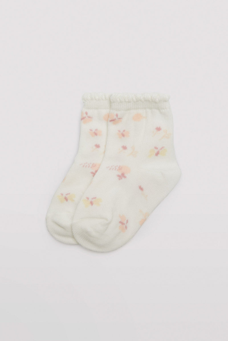 52833KIT-4-calcetines-bebe-estampados-ysabel-mora - Multicolor