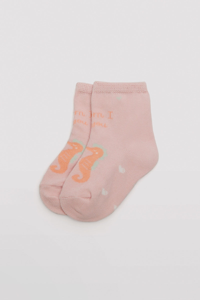 52834KIT-6-calcetines-bebe-estampados-ysabel-mora - Multicolor