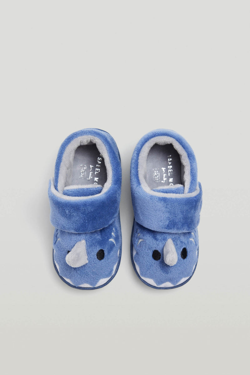 54021-zapatillas-casa-cierre-adhesivo-baby-boy-ysabel-mora - Azul