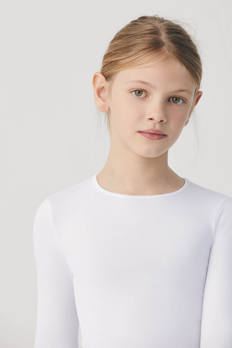 70300 2 camiseta interior termica infantil - Blanco