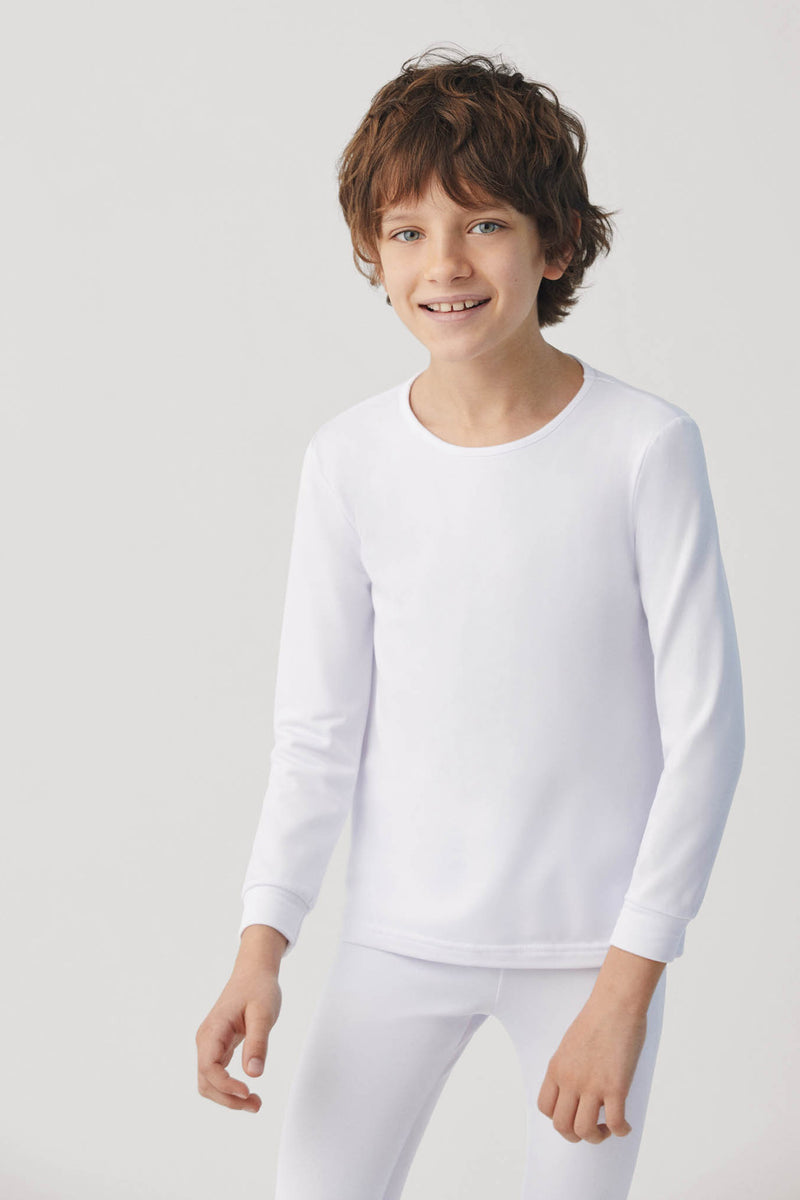 70300 4 camiseta interior termica infantil - Blanco