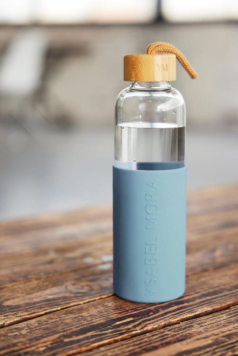 70990-botella-agua-cristal-ysabel-mora - Azul