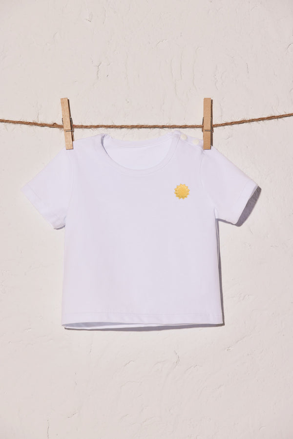 97526-2-camiseta-manga-corta-bebe-ysabel-mora - Blanco